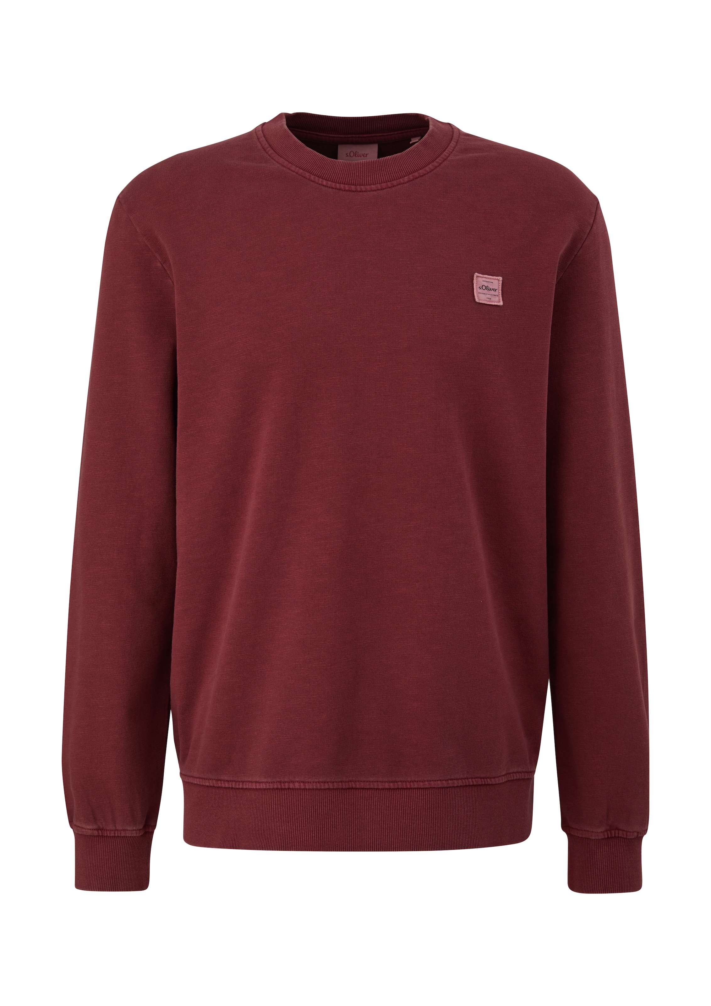 s.Oliver Sweatshirt in Rot: Vorderseite