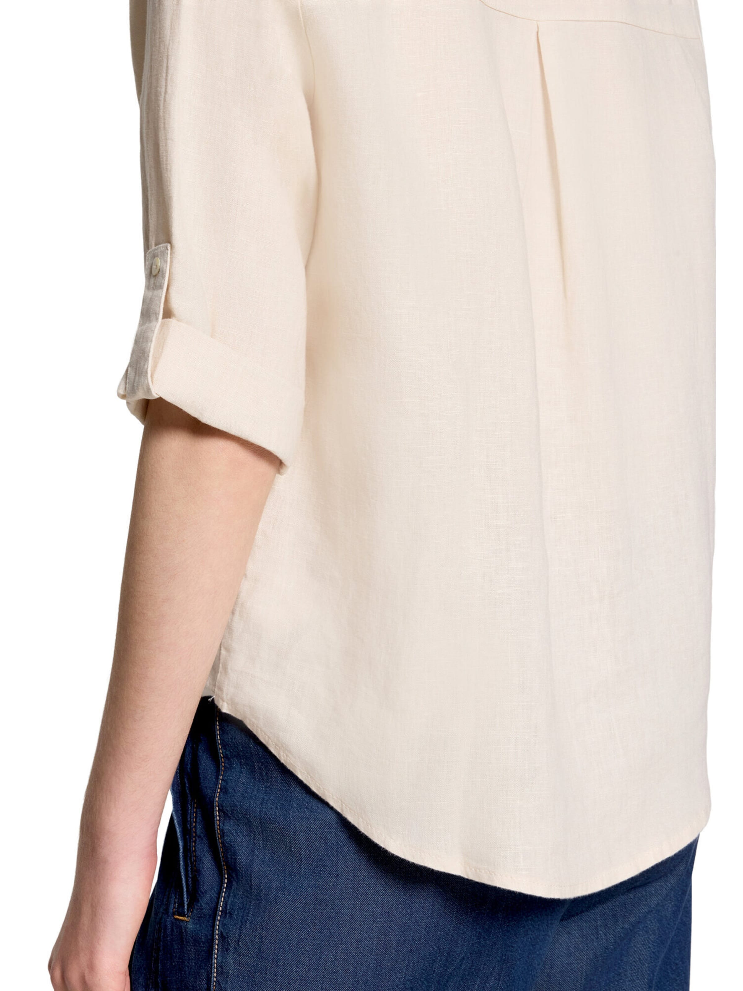 Cartoon Bluse in Beige