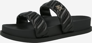 ARMANI EXCHANGENatikače s potpeticom 'FEBE' - crna boja: prednji dio