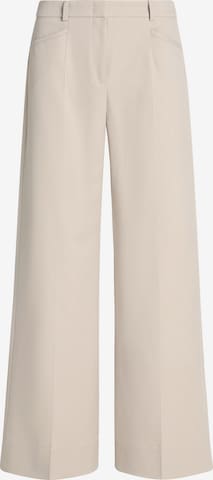 BOSS Wide Leg Suorat housut 'C_Tacodi1' värissä beige: etupuoli