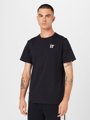 11 Degrees - Camiseta en negro: frente