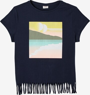 s.Oliver T-Shirt in Blau: front