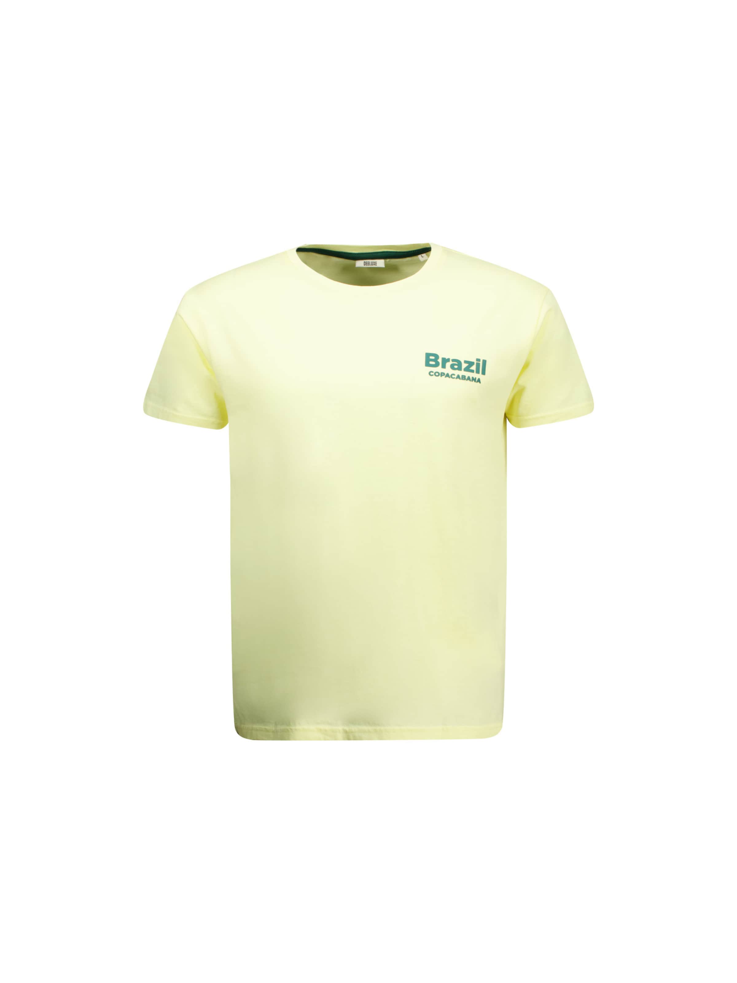 T-Shirt 'Janeiro' Deeluxe en jaune : devant