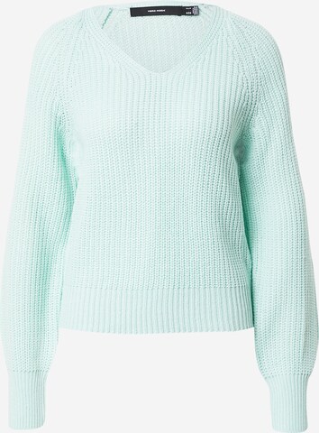 VERO MODA Sweater 'SAYLA' in Green: front