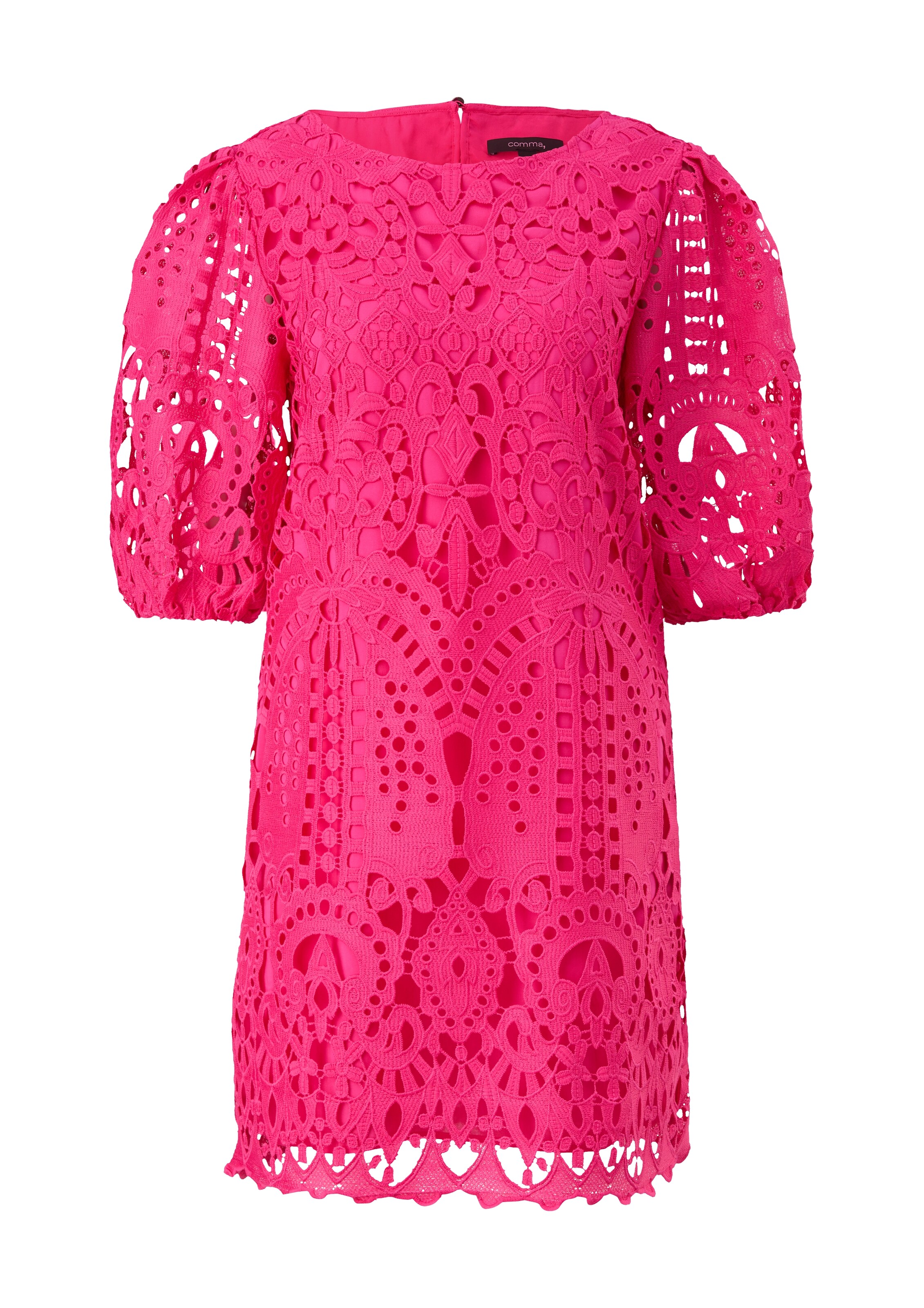 COMMA Jurk in Roze: voorkant