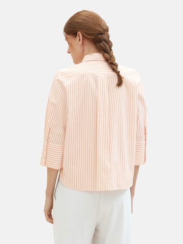 TOM TAILOR Bluse in Orange