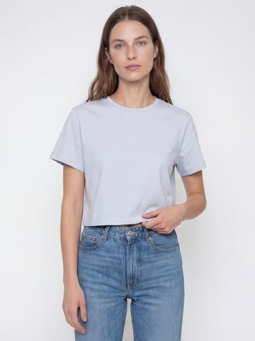Antargo Shirt 'Women's Cropped T-Shirt' in Blue: front