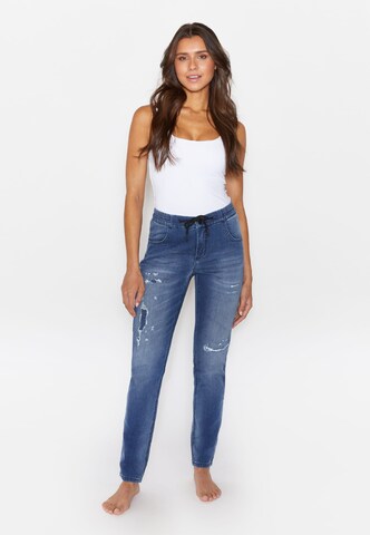 Angels Skinny Jogginghose  'Louisa' in Blau