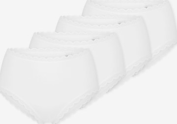 uncover by SCHIESSER Slip ' Cotton Lace ' in Wit: voorkant