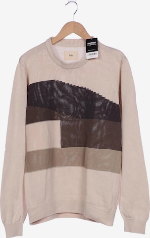 Folk Sweater & Cardigan in XL in Beige: front