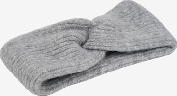styleBREAKER Headband 'Strick Stirnband Rippenmuster Twist Knoten' in Grey: front