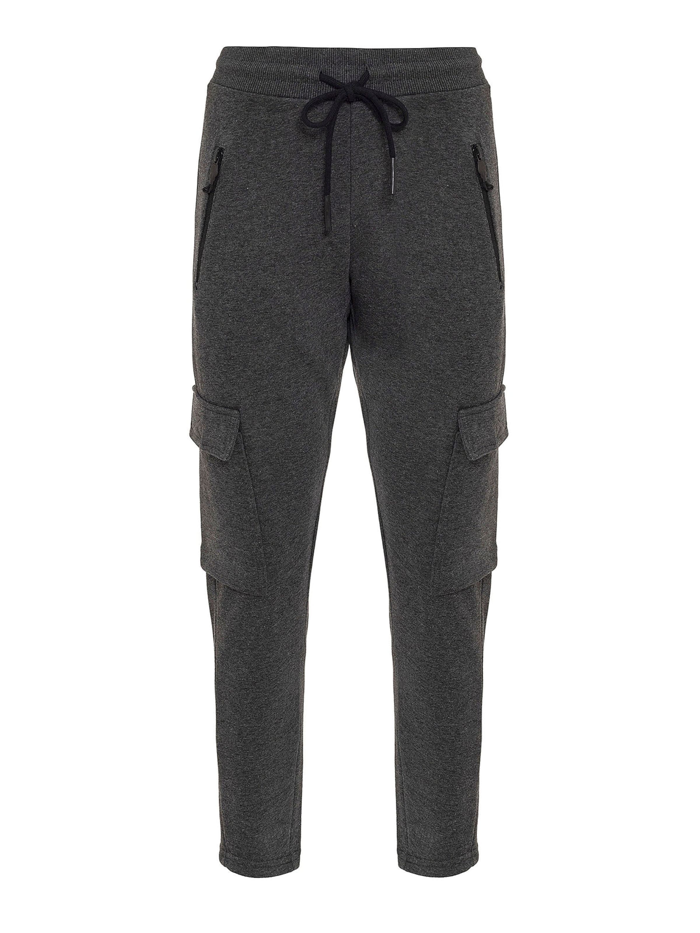 regular Pantaloni cargo di Anou Anou in grigio: frontale