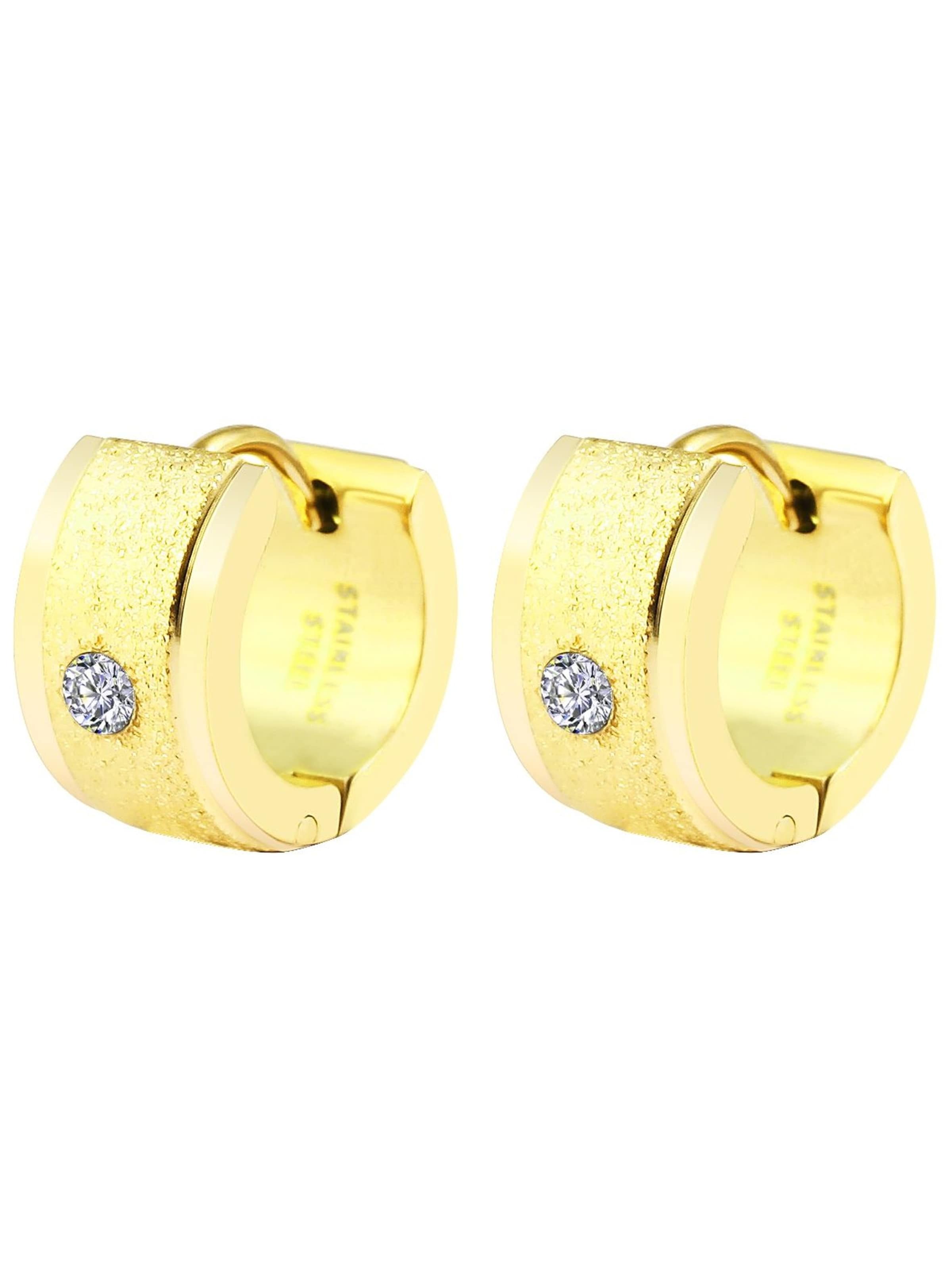Akzent Earrings 'Maja, langlebig' in Gold