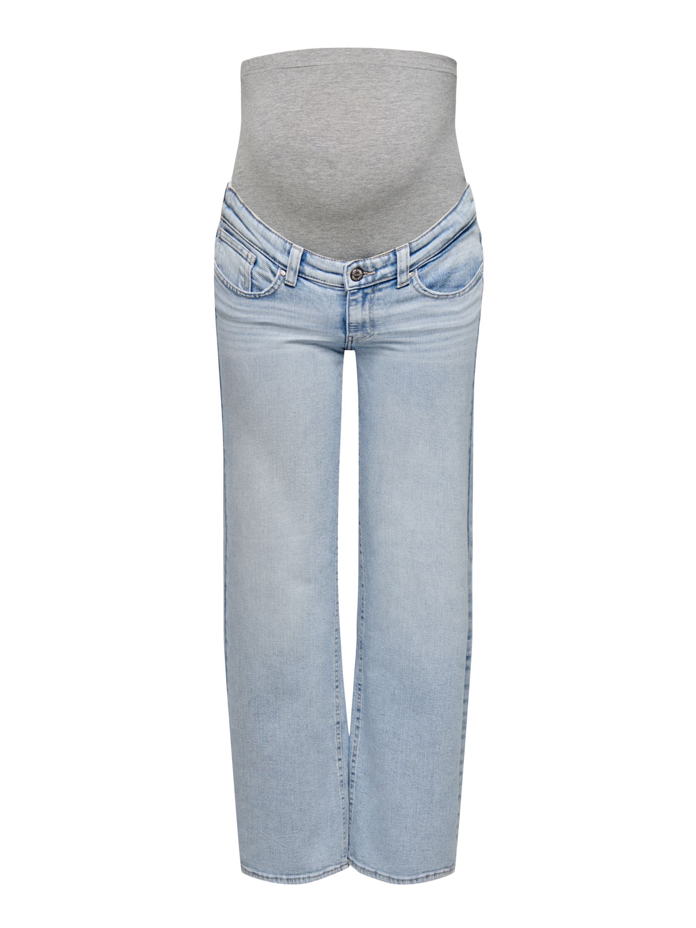 Only Maternity - Pierna ancha Vaquero 'OLMJuicy' en azul: frente