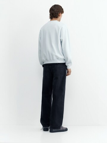 Pull&Bear Sweatshirt i blå