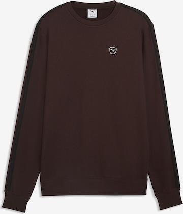 Sweat de sport PUMA en marron : devant