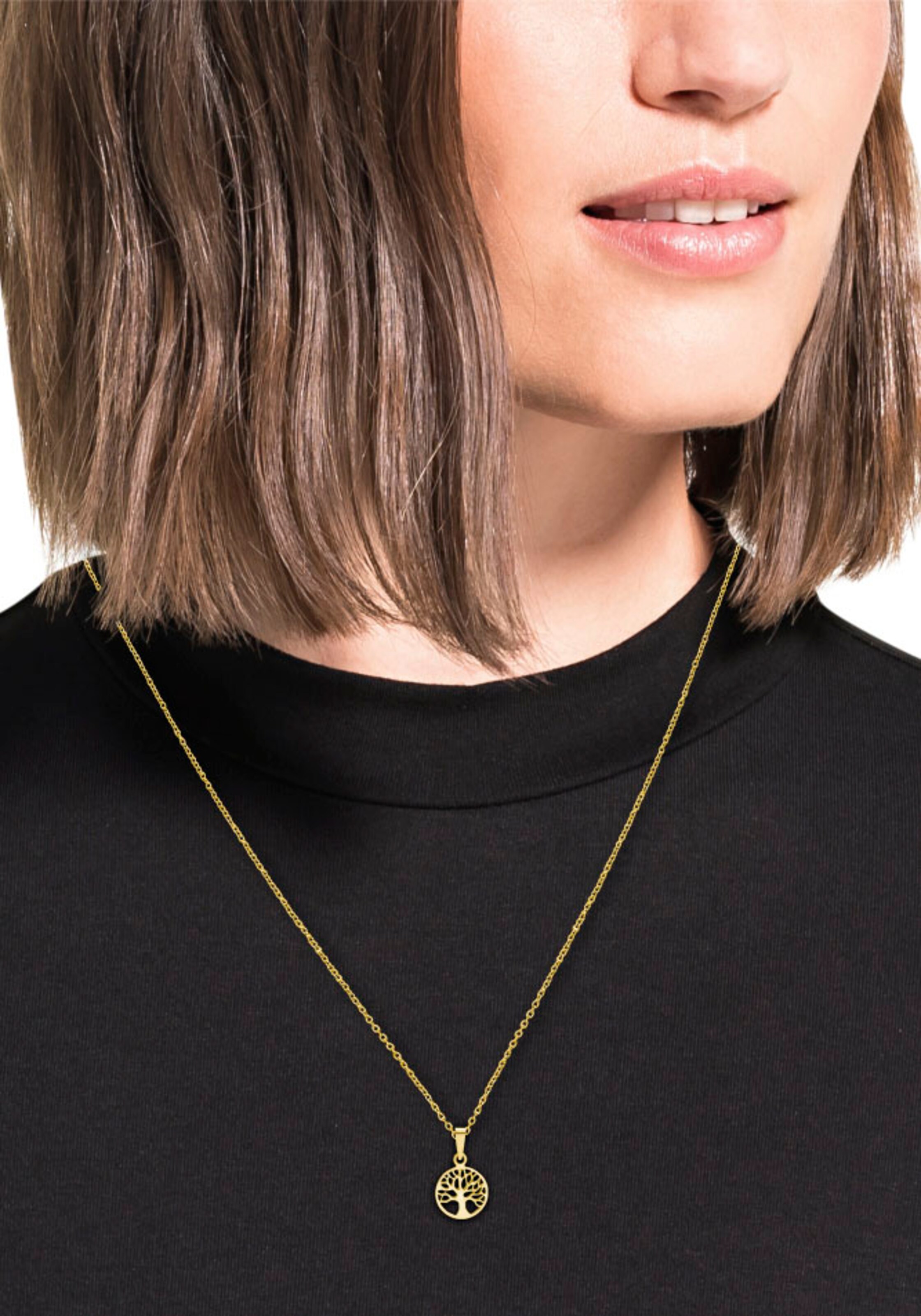 AMOR Anhänger in Gold: Vorderseite