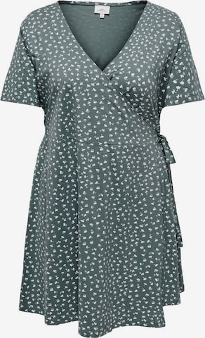 ONLY Carmakoma Jurk in Groen: voorkant