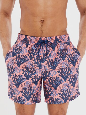 Threadbare Board Shorts in Pink