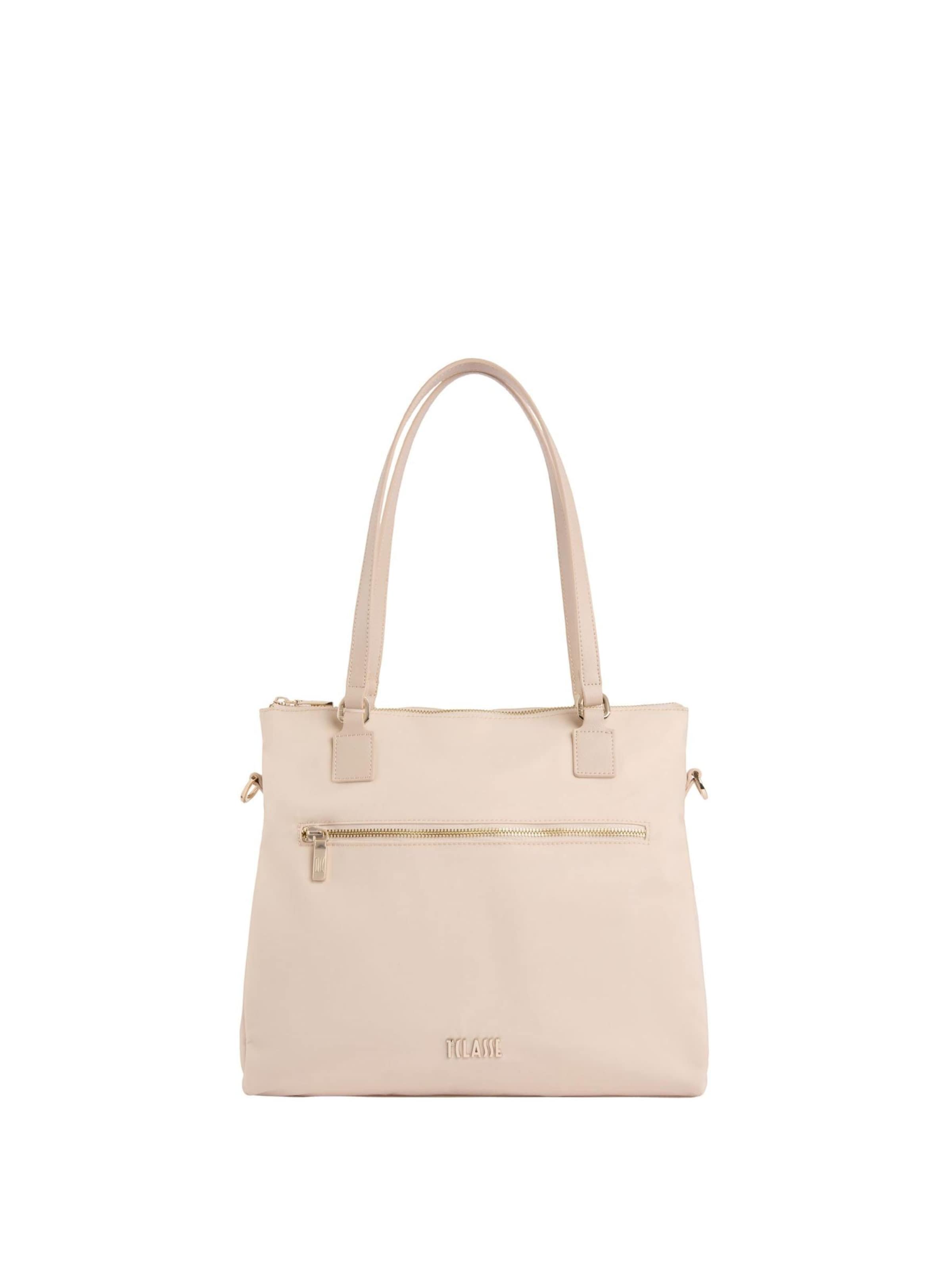 Alviero Martini Torba shopper 'alviero martini SHOPPER/ZAINO CON TRACOLLA BORSA' w kolorze beżowy: przód