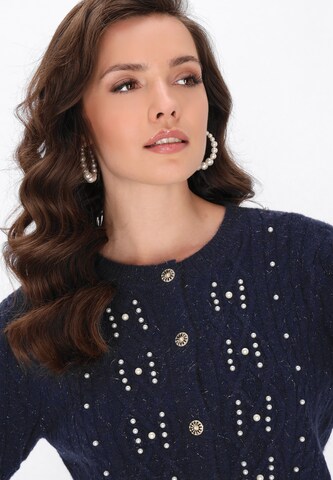 faina Knit cardigan in Blue