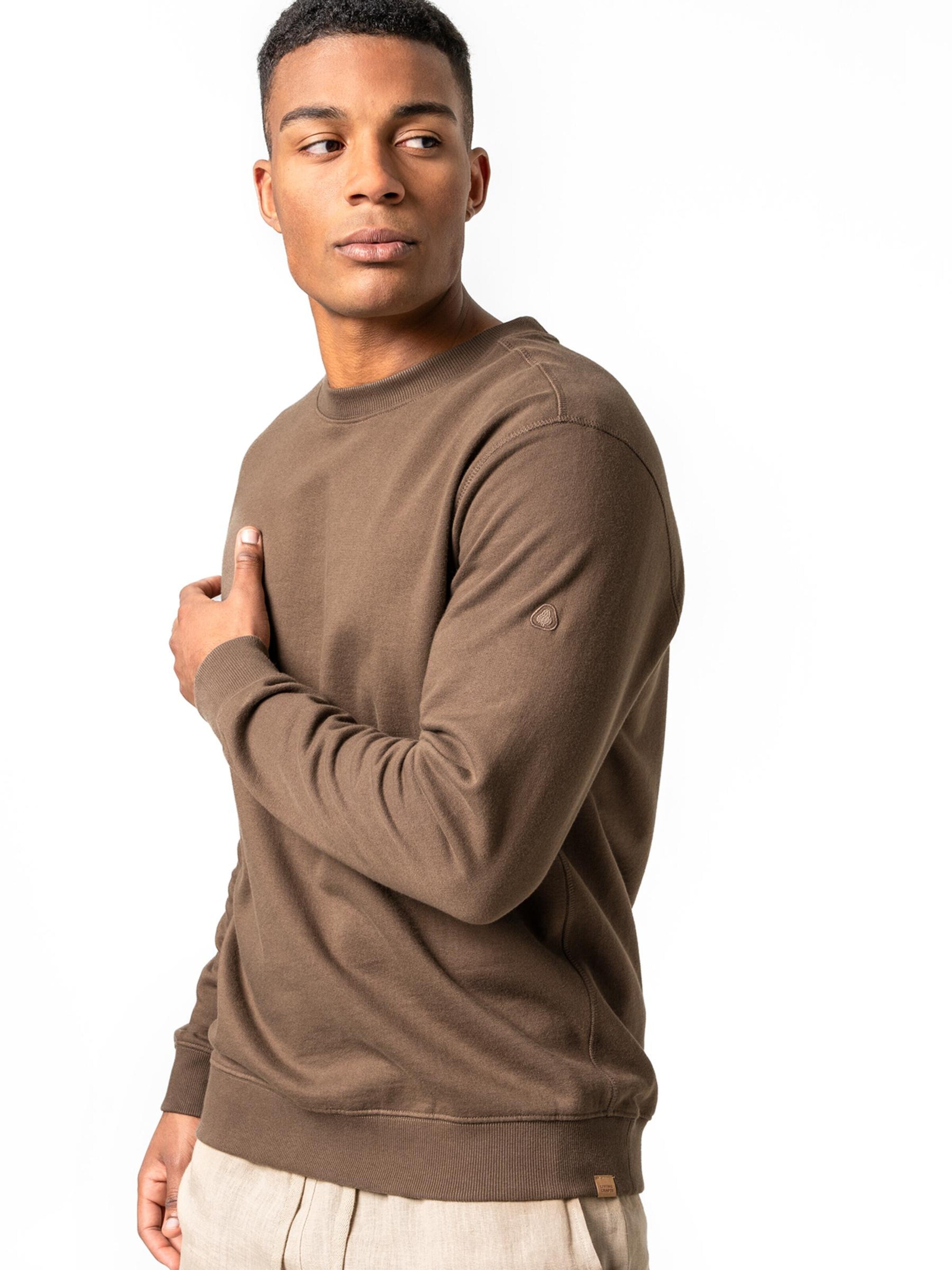 Living Crafts Pullover 'SALVO'‌‌‌‌‌‌‌‌ in Braun