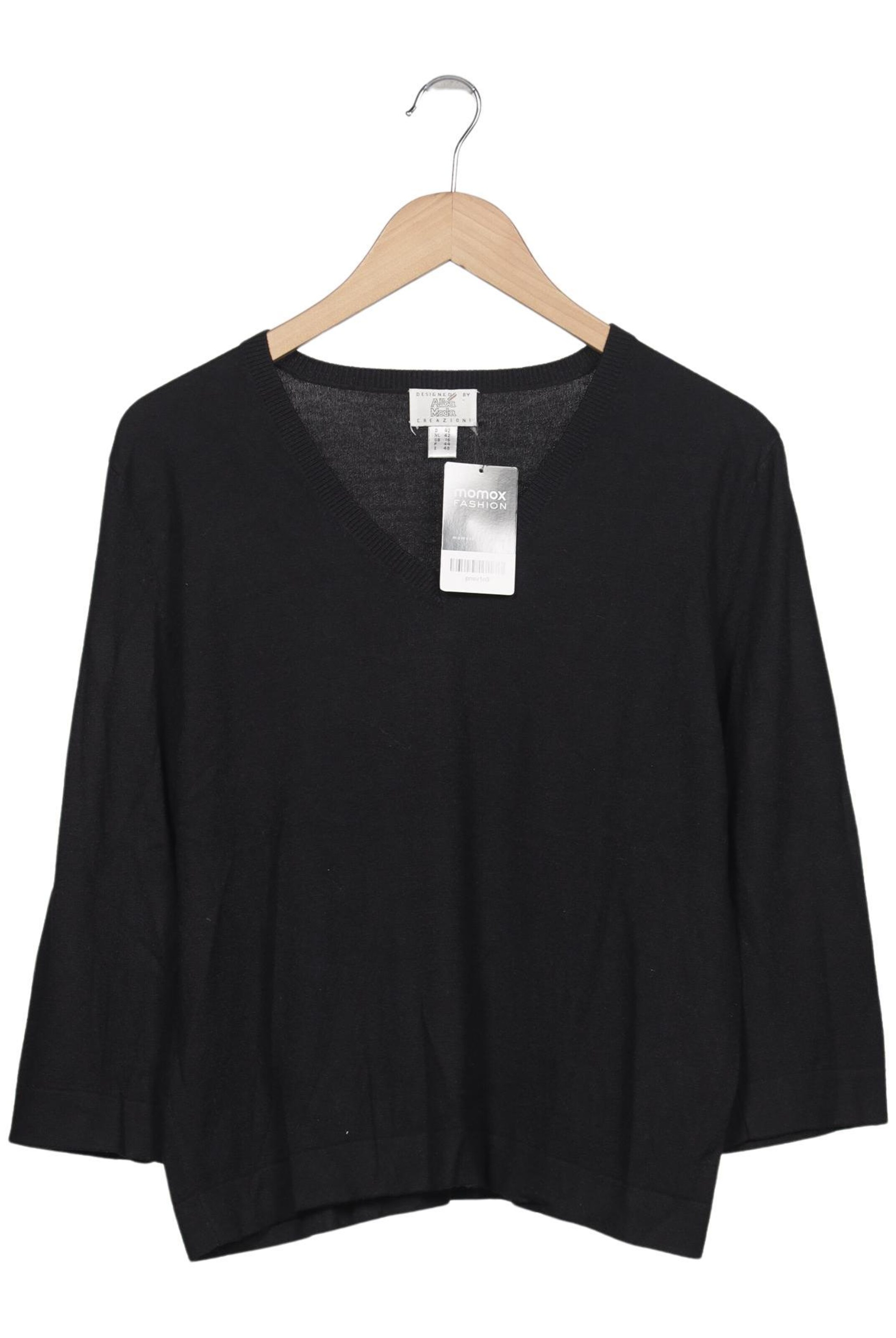ALBA MODA Sweater & Cardigan in XL in Black: front