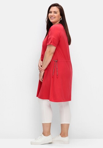 SHEEGO - Vestido em vermelho