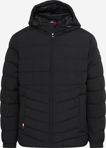 TOMMY HILFIGER Between-season jacket in Black: front