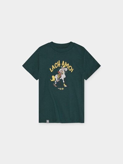 Bavarian Caps Shirt 'Lucky Luke: Lach Amoi' in 104 in Dark green / Mixed colours, Item view