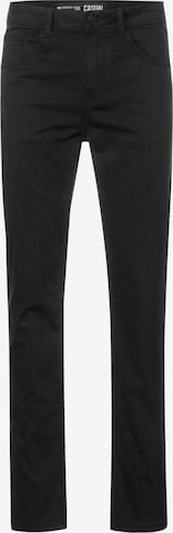 Street One MEN Slim fit Pants in Black: front