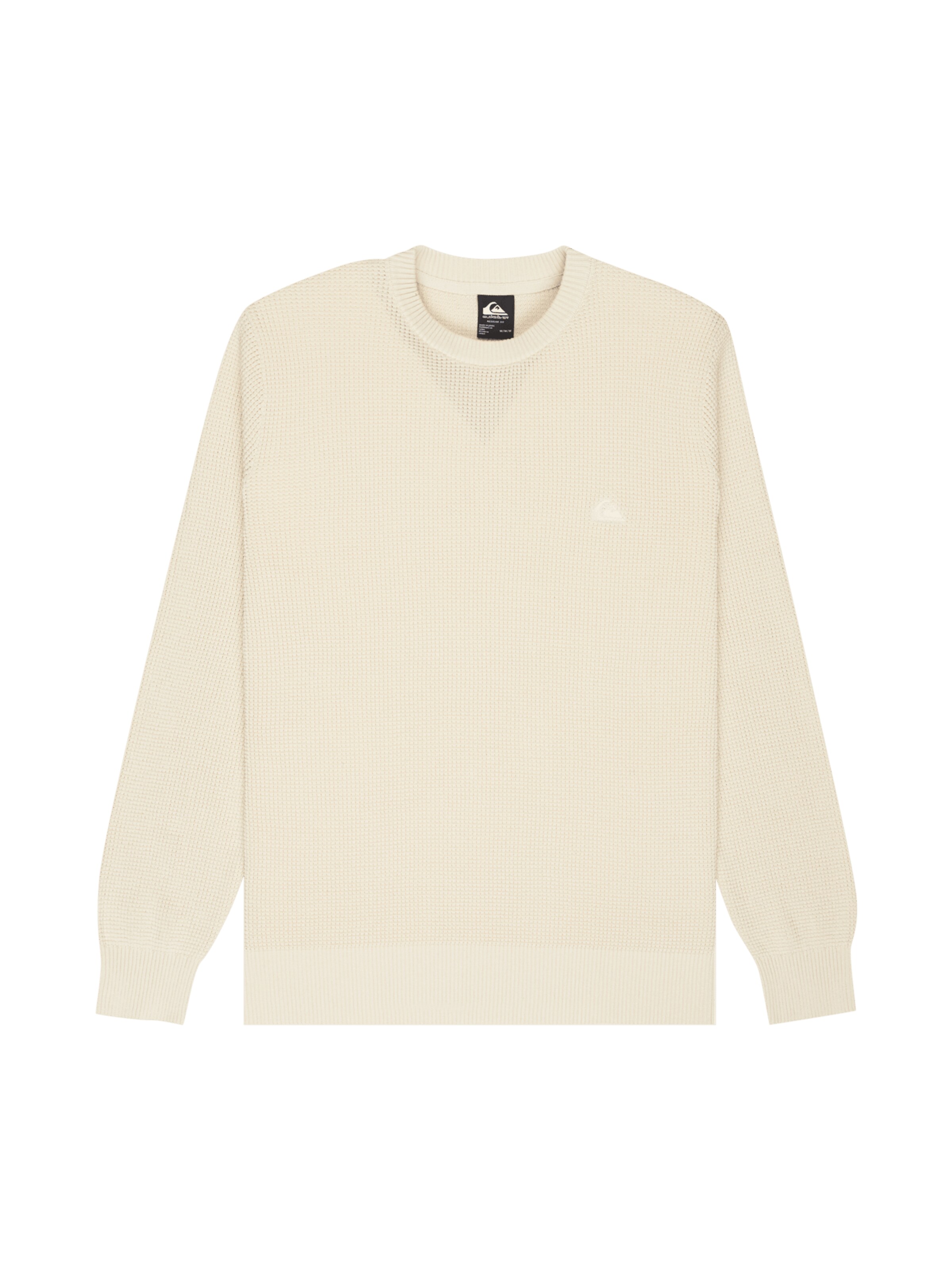 QUIKSILVER Sweatshirt 'Waffle' in Beige: Vorderseite