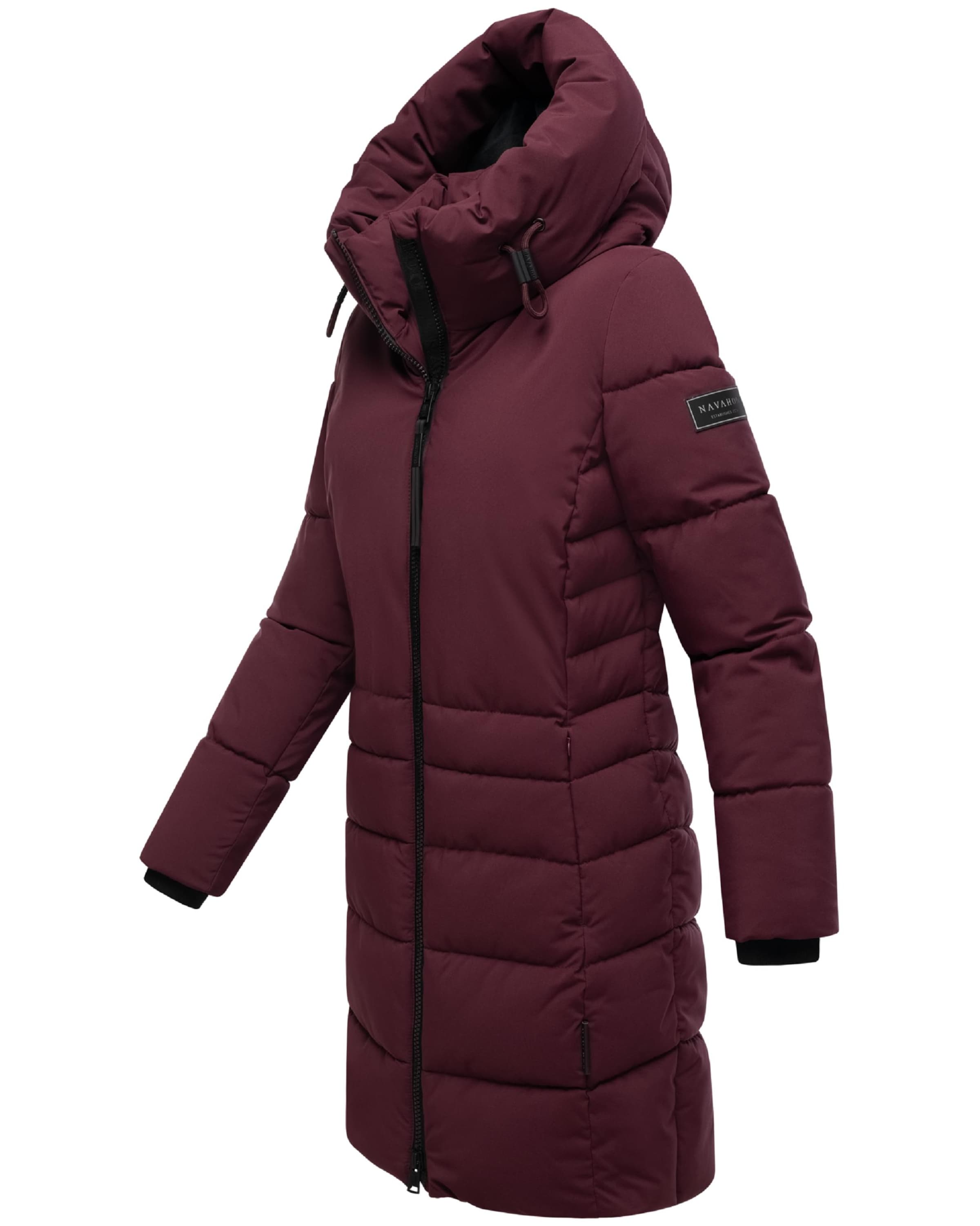 NAVAHOO Winter coat 'Mondnebel XIV' in Red