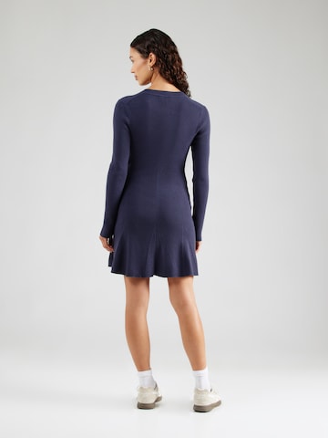 Calvin Klein Jeans Gebreide jurk in Blauw