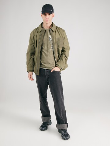 Key Largo Shirt 'WHEELS' in Groen
