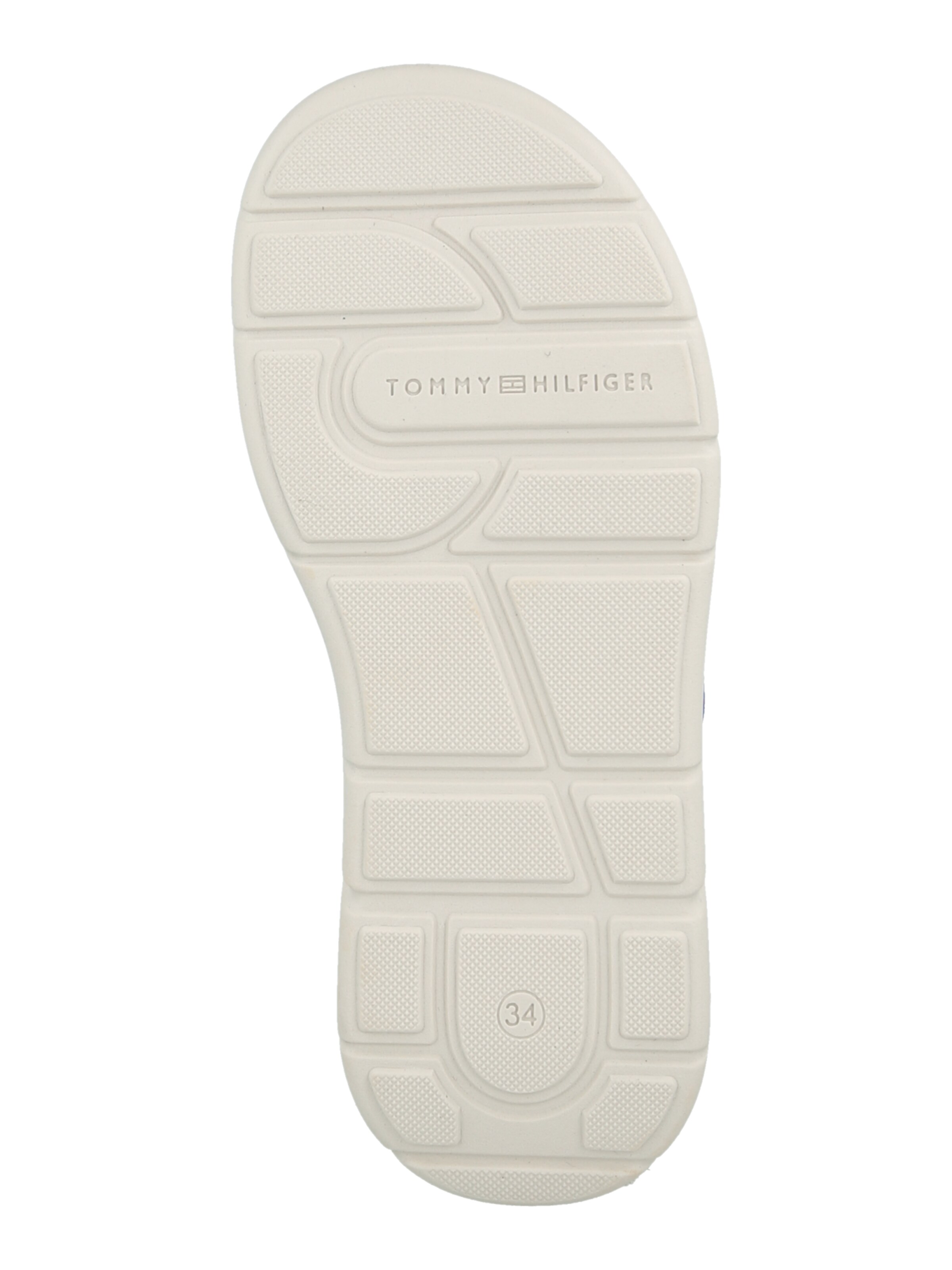 TOMMY HILFIGER Otevřená obuv 'QUEST' – modrá