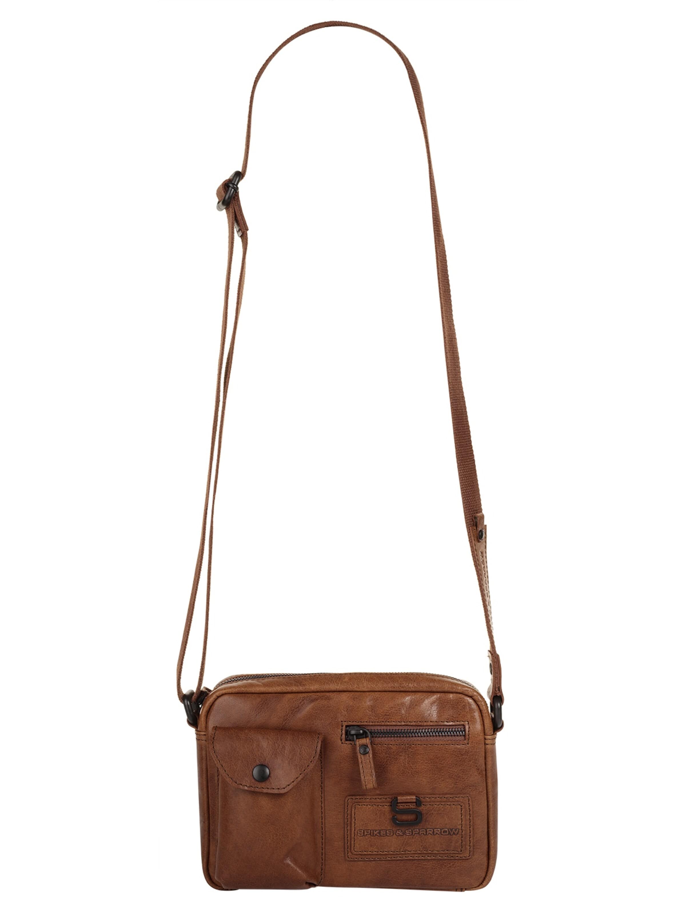 Spikes & Sparrow - Bolso de hombro 'CROSS BODY' en marrón