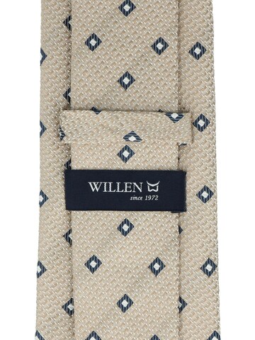 WILLEN Krawatte 'Minimal Struktur'‌‌‌‌‌‌ in Beige