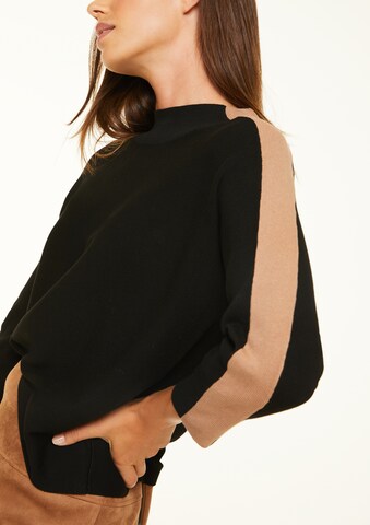COMMA Regular Pullover in Schwarz