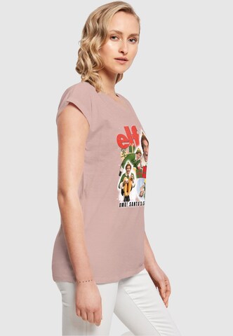 ABSOLUTE CULT Shirt 'Elf - Collage' in Roze