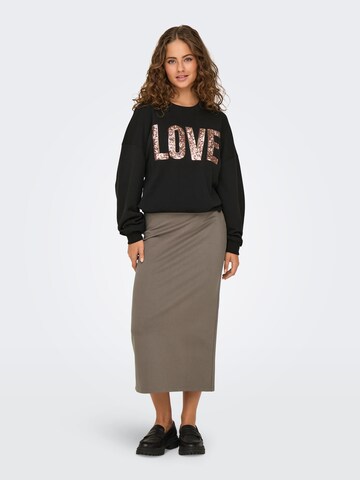 ONLY Sweatshirt 'ONLKatya' in Zwart