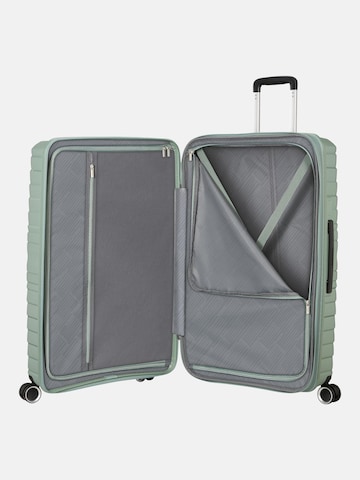 Trolley 'FLYTWIST SPINNER 78/29 TSA EXP' di American Tourister in verde