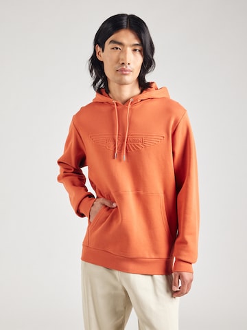 Hackett London Sweatshirt i orange: framsida