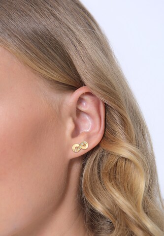 Elli DIAMONDS Earrings 'Infinity' in Gold