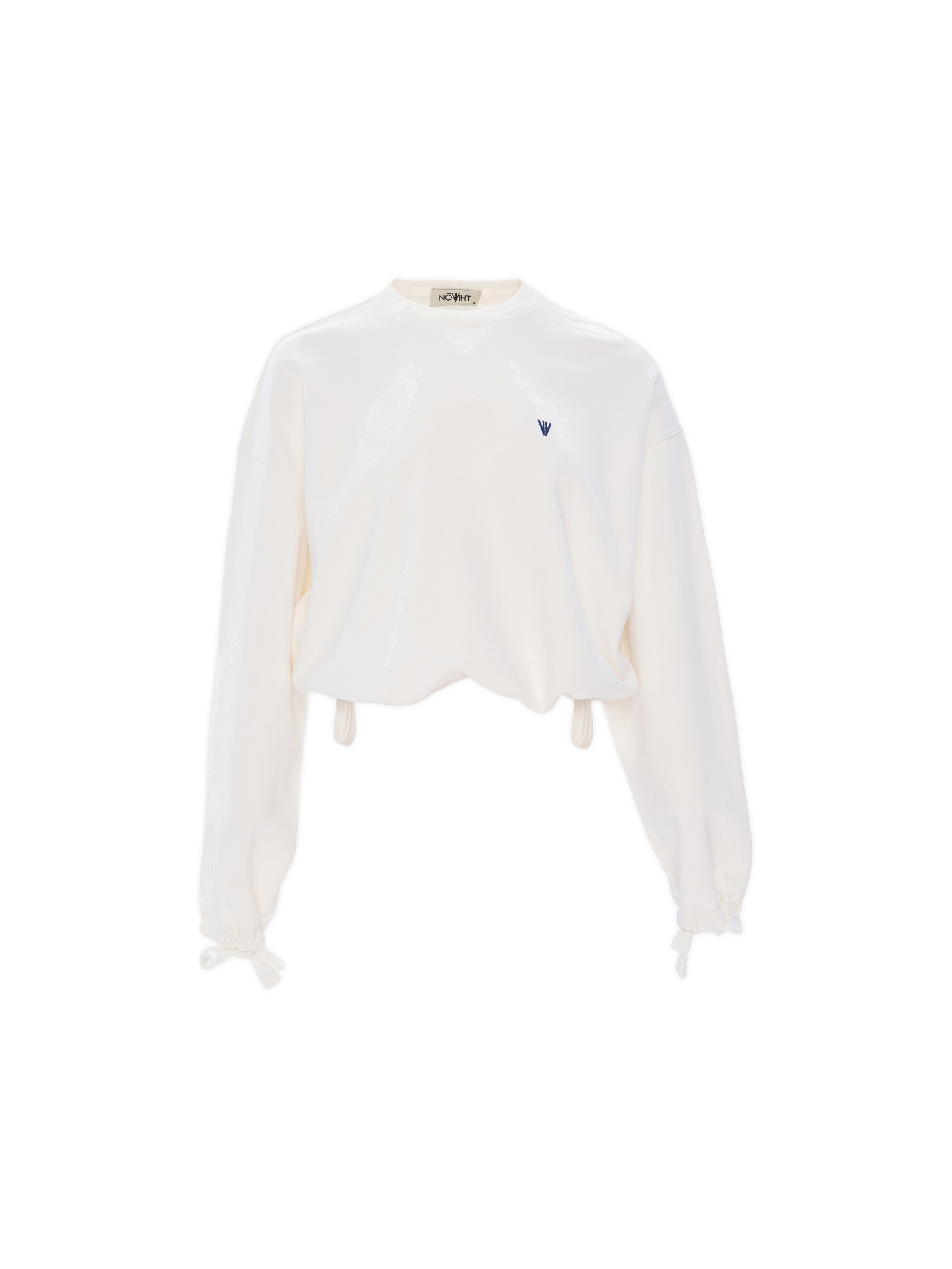 NOWIHT Sweatshirt 'Zephyrine' i hvid: forside