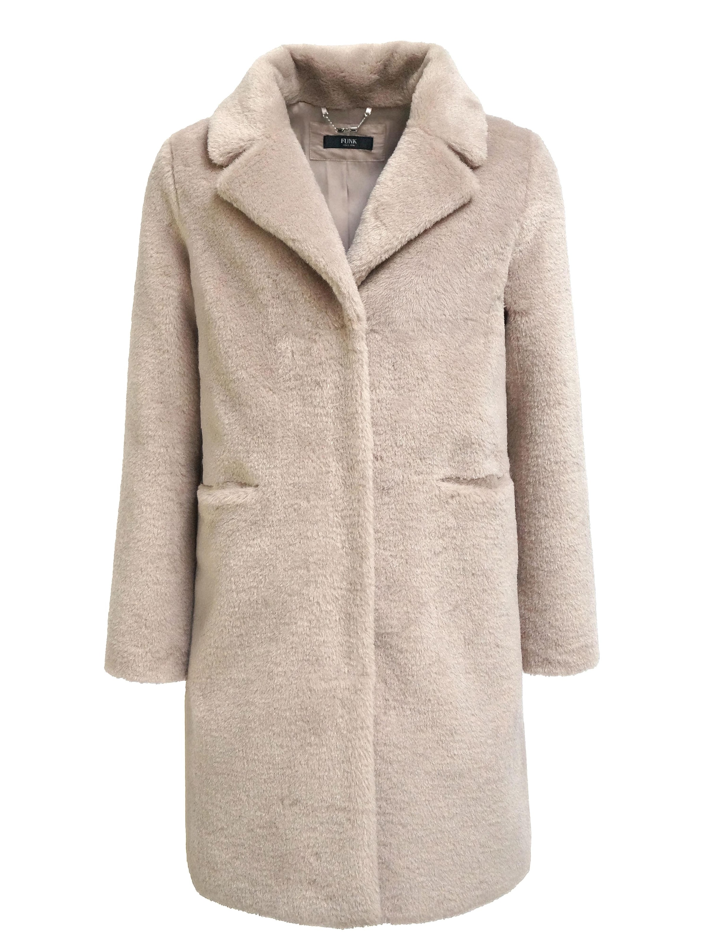 Funk since 1776 Winter Coat in Beige: front