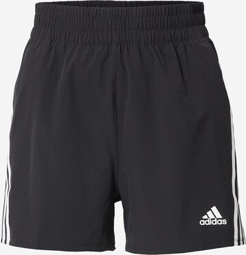 Pantaloni sportivi 'Trainicons 3-Stripes' di ADIDAS SPORTSWEAR in nero: frontale