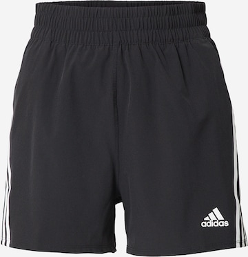 ADIDAS SPORTSWEAR - regular Pantalón deportivo 'Trainicons 3-Stripes' en negro: frente