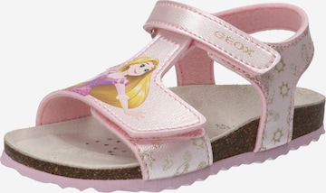 GEOX - Sandalias en rosa: frente