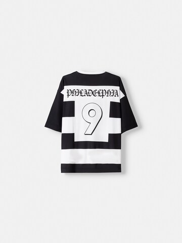 Bershka Shirt in Zwart